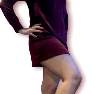 Love, fire medium sweatshirt dress above knee